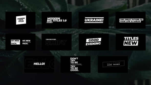 Big Titles 1.0 - VideoHive 40151733