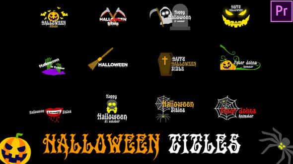 Halloween Titles - VideoHive 29064953