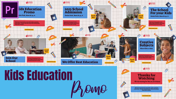 Minimal Kids Education - VideoHive 47658905