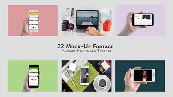 Mock-Up Real Footage Mobile and - VideoHive 21565398