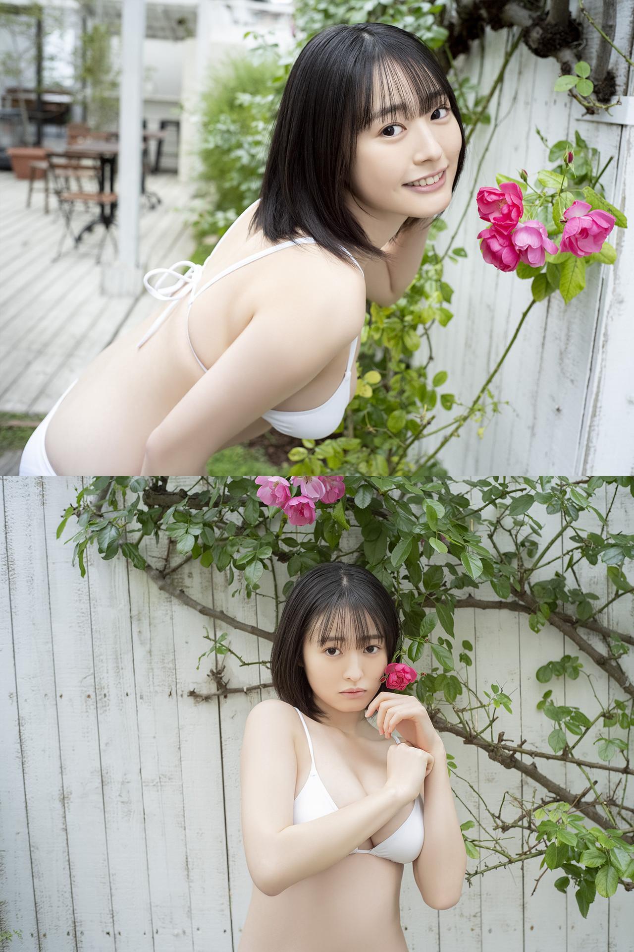 Miu Shirahama 白濱美兎, 漫画アクションデジタル写真集 「Pure White」 Set.01(18)