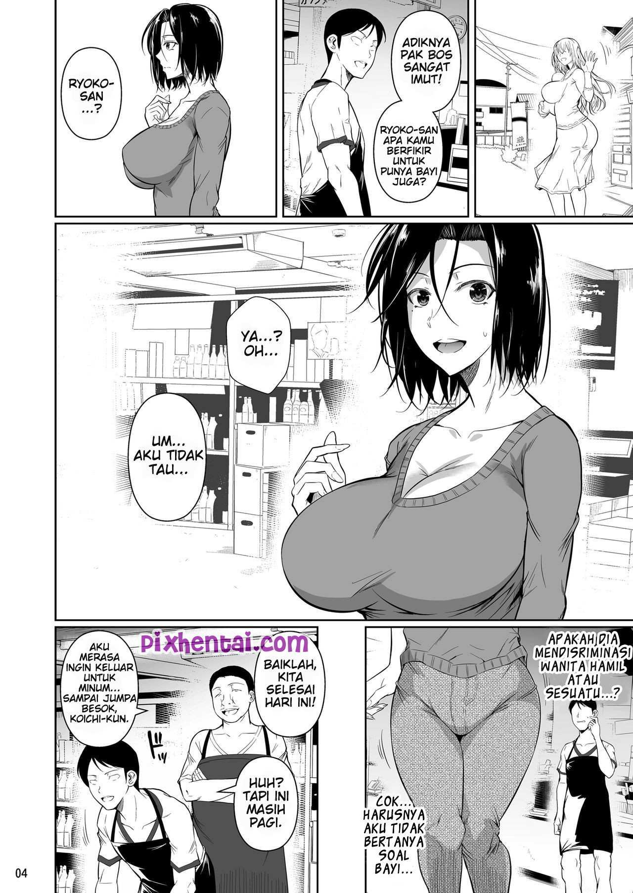 Komik Hentai Istri Boss Memintaku agar Menghamilinya Manga XXX Porn Doujin Sex Bokep 04