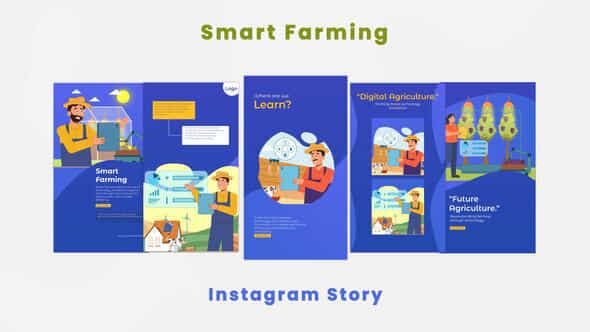 Smart Farming Technology Instagram Story - VideoHive 44420314