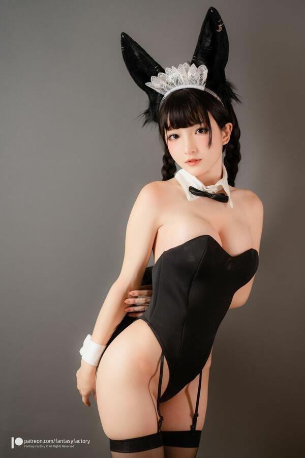 小丁Ding2021年作品 - Bunny girl Maid(12)