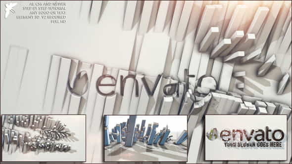 Elegant 3d logo - VideoHive 24298783