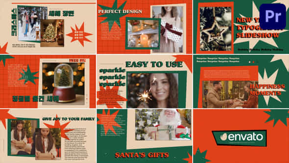 New Year Typography Slideshow For Premiere Pro - VideoHive 49000680