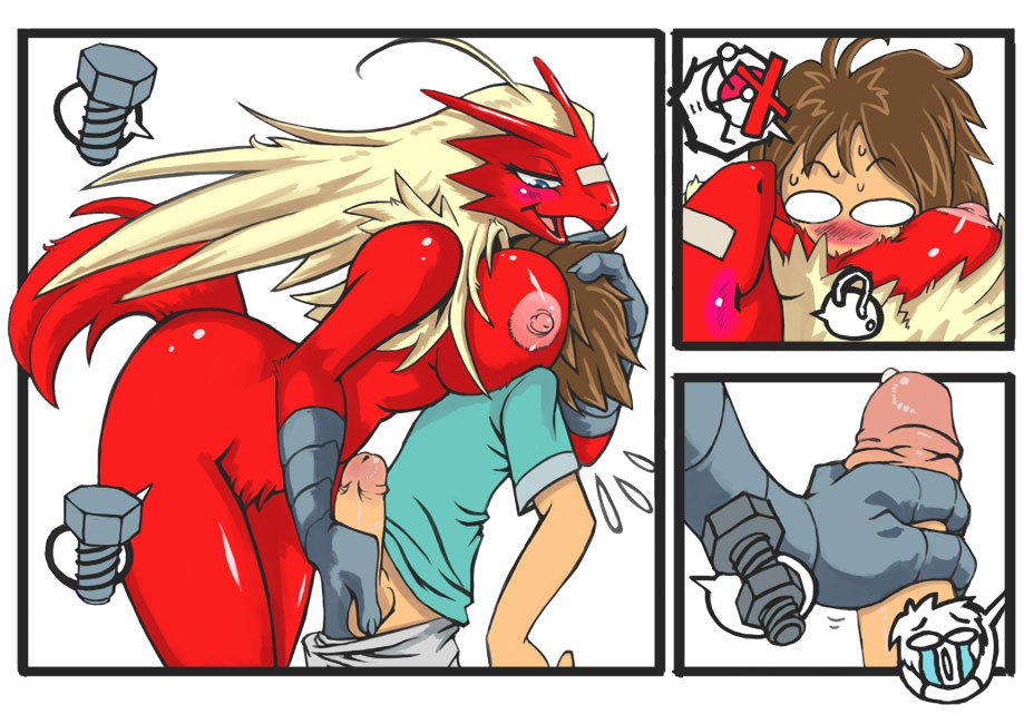 Blaziken y entrenador - 3