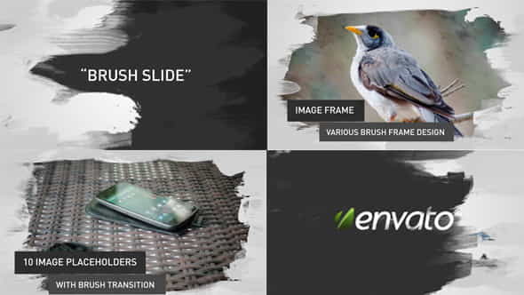 Brush ImageVideo Slides - VideoHive 4045937