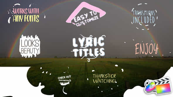 Cartoon Lyric Titles - VideoHive 24571025