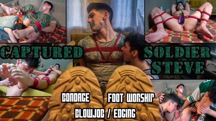 [Str8CrushFeet.com] Captured Steve - Sexy Hunk Straight Soldier end being the BBC (Bondage Birthday Cake) of my femboy asian foot fetish friend (Steve, Patrick) [2023 г., Domination, Big Dick, Blowjob, Cumshots, Deep Throat, Facial, Foot, Foot Fetish, Handjob, Military, Muscle, Rimming, Scally, Tattoo, Tied, Uncut, Uniform, Twink, Young Men, 1080p]