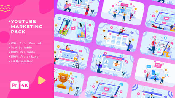YouTube Marketing Pack - VideoHive 37996089