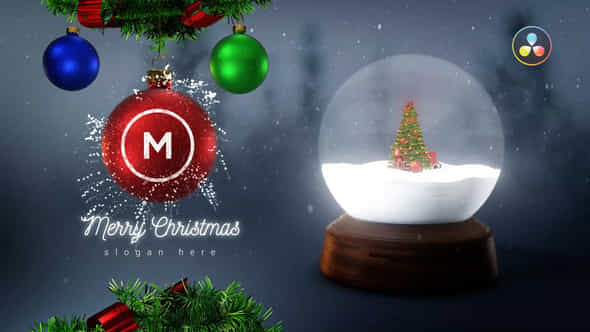 Christmas Unique Logo - VideoHive 42187962