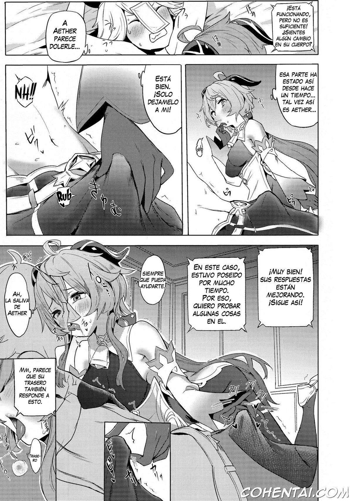 Ganyu Zangyouchuu (Genshin Impact) xxx comics manga porno doujin hentai español sexo 