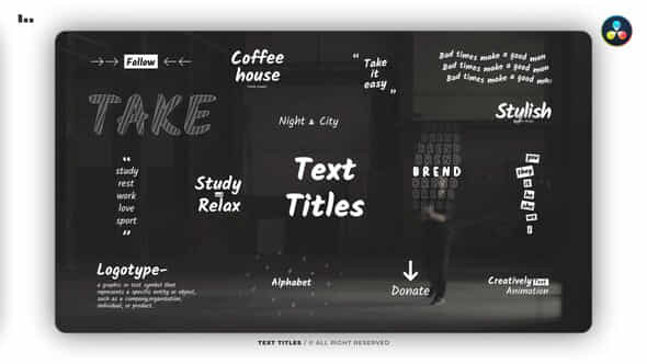 Text Titles Dr - VideoHive 50043428