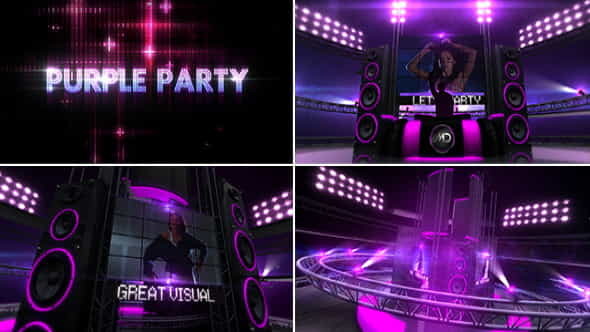 Purple Party - VideoHive 233549