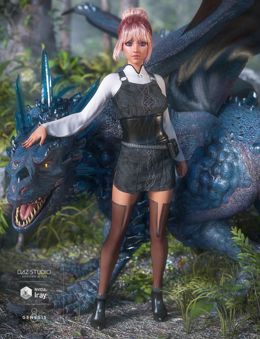 dForce Dragon Sitter Outfit for Genesis 8 Female(s) dForce Dragon Sitter Outfit for Genesis 8 Female(s)