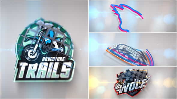 3D Line Logo Reveal - VideoHive 33494459