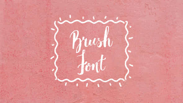 Brush Font - VideoHive 20053787
