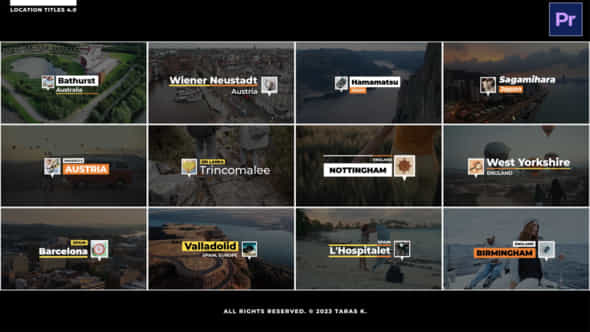 Location Titles 4 - VideoHive 44661571