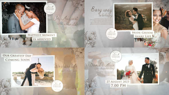 Wedding Album Slideshow - VideoHive 47445537