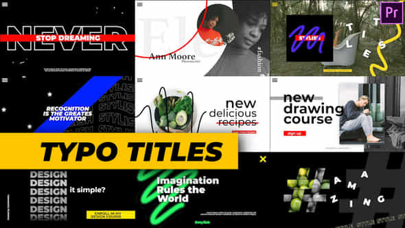 Typo Titles - VideoHive 30595595