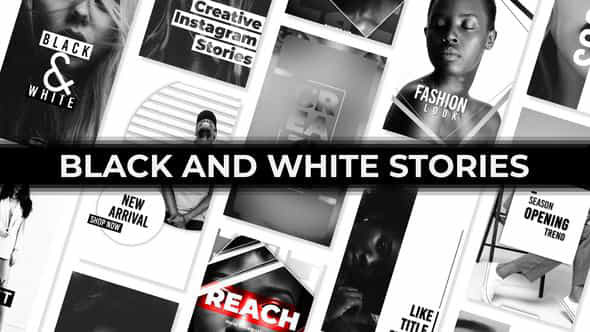 Black White Stories - VideoHive 46191954