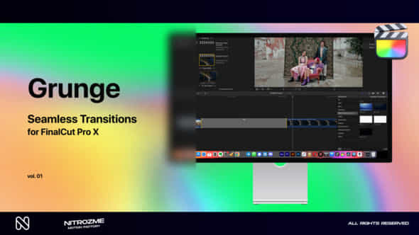 Grunge Transitions - VideoHive 47985856