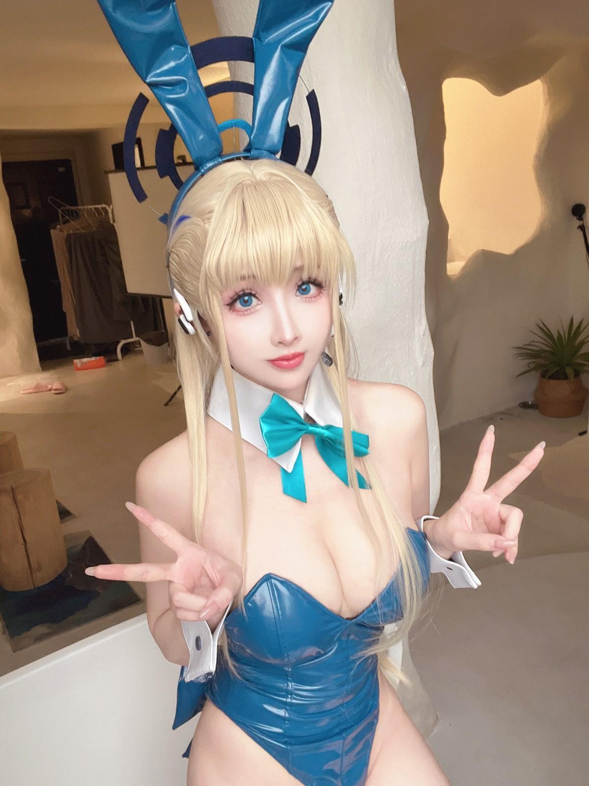 Cosplay Rioko凉凉子 碧蓝档案 TOKI兔兔(37)