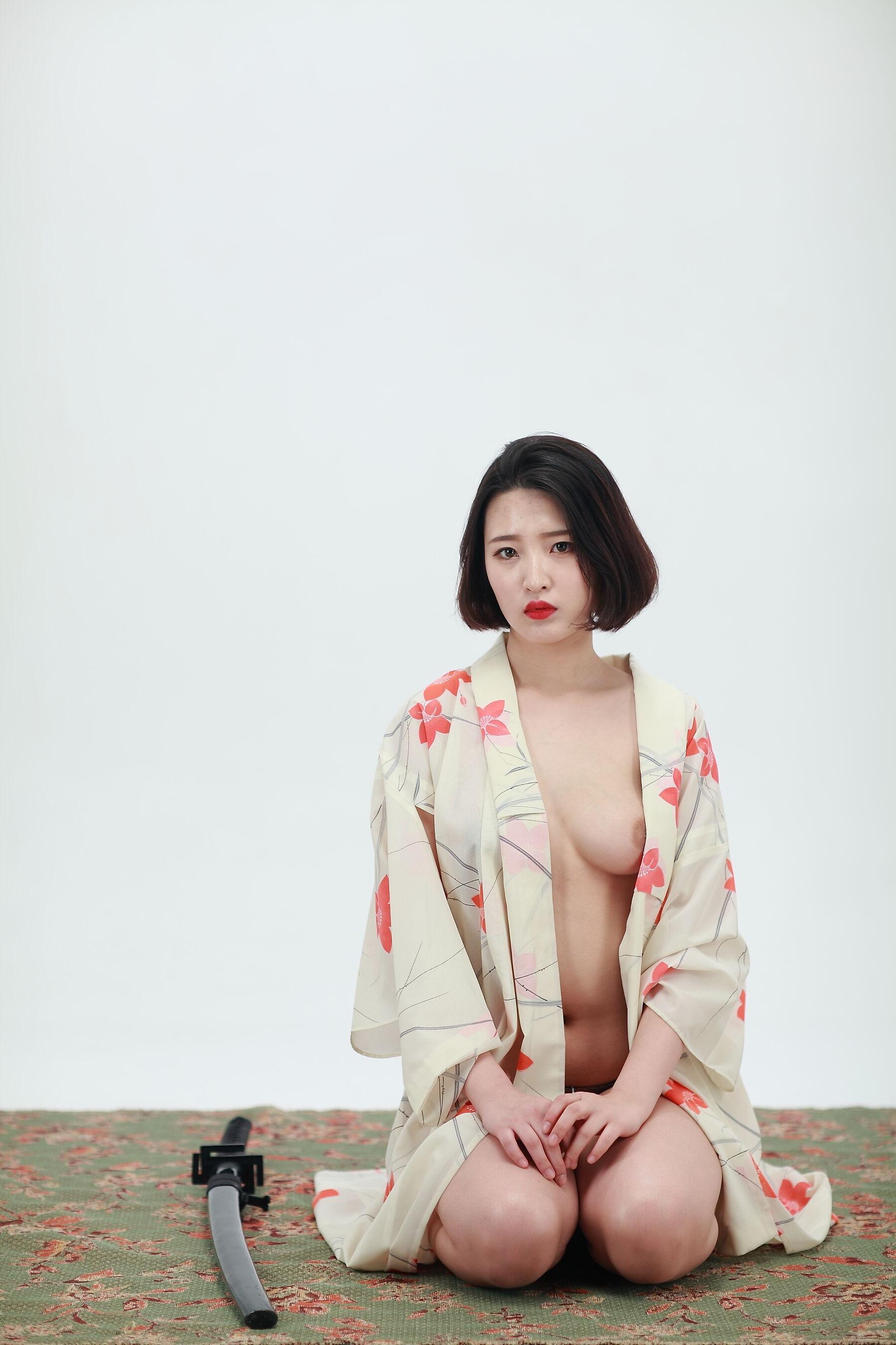 韩模人体 韩模尤娜（유나）人体私拍套图(51)
