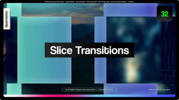 Slice Transitions - VideoHive 47613180