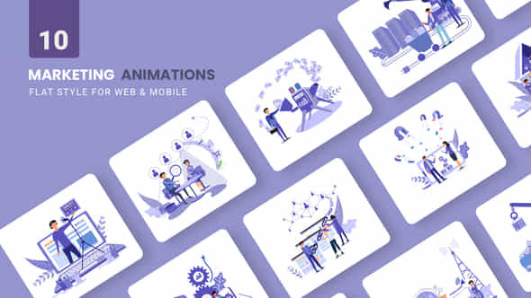 Digital Marketing Animations - VideoHive 39242084