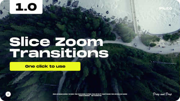 Slice Zoom Transitions - VideoHive 48660870