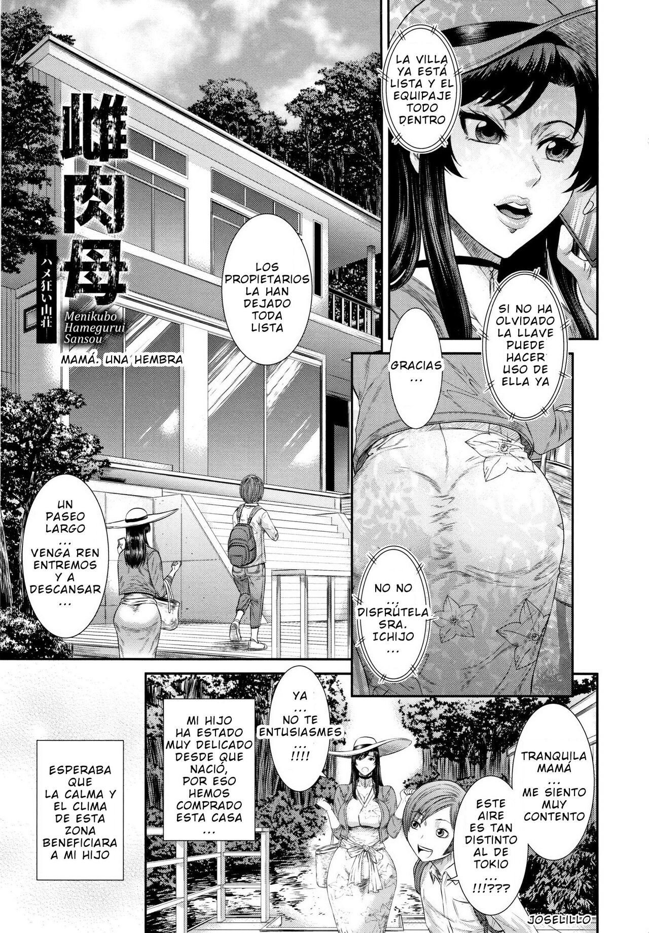 [Sunagawa Tara] Menikubo -Hamegurui Sansou-  Mamá. Una Hembra (Dassai Nikuyokugurui ni Ochite) [Spanish] [Joselillo]