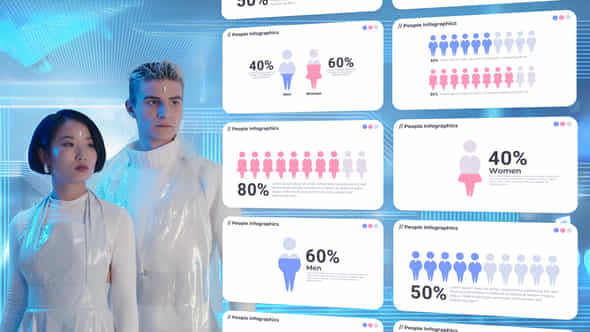 People Charts Infographics Mogrt - VideoHive 56137932