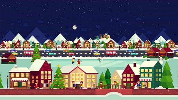 Cartoon Christmas Opener - VideoHive 18975326