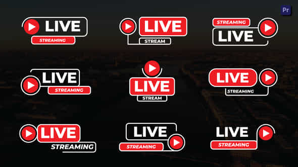 Live Stream Titles - VideoHive 40716281