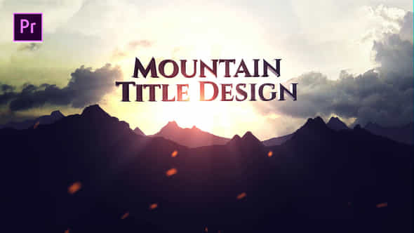 Mountain Title - VideoHive 22847356