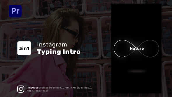 Instagram Typing Intro - VideoHive 47938031