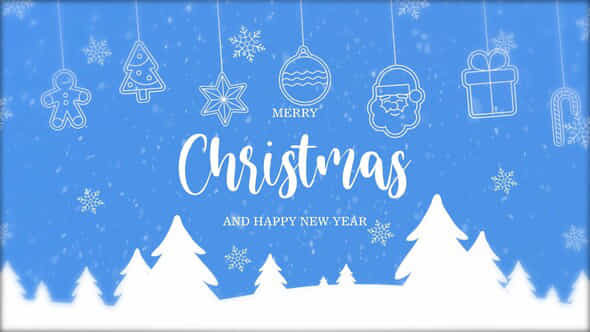 Merry ChristmasIntro - VideoHive 42485432