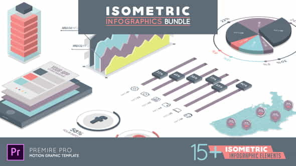 Isometric Infographics Bundle Premiere Pro | Infographics - VideoHive 22543039