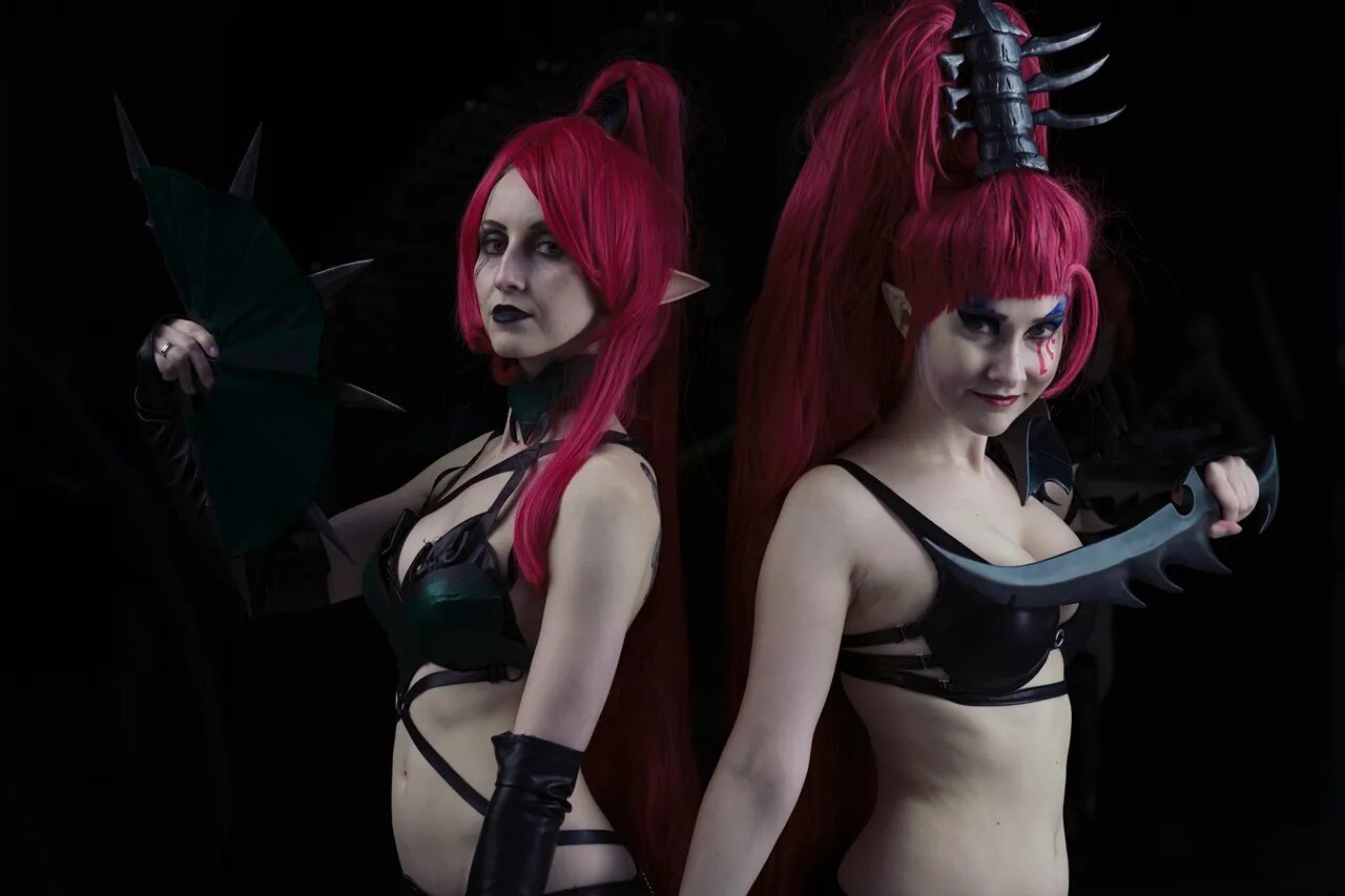 Shiera13 & Mechanical Vampire - Warhammer 40K Lelith Hesperax & Lady Aurelia Malys