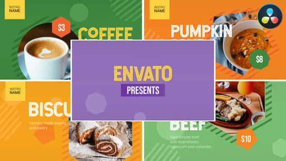 Food Menu for - VideoHive 38818469