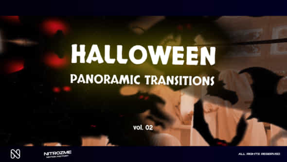 Halloween Panoramic Transitions - VideoHive 48378131