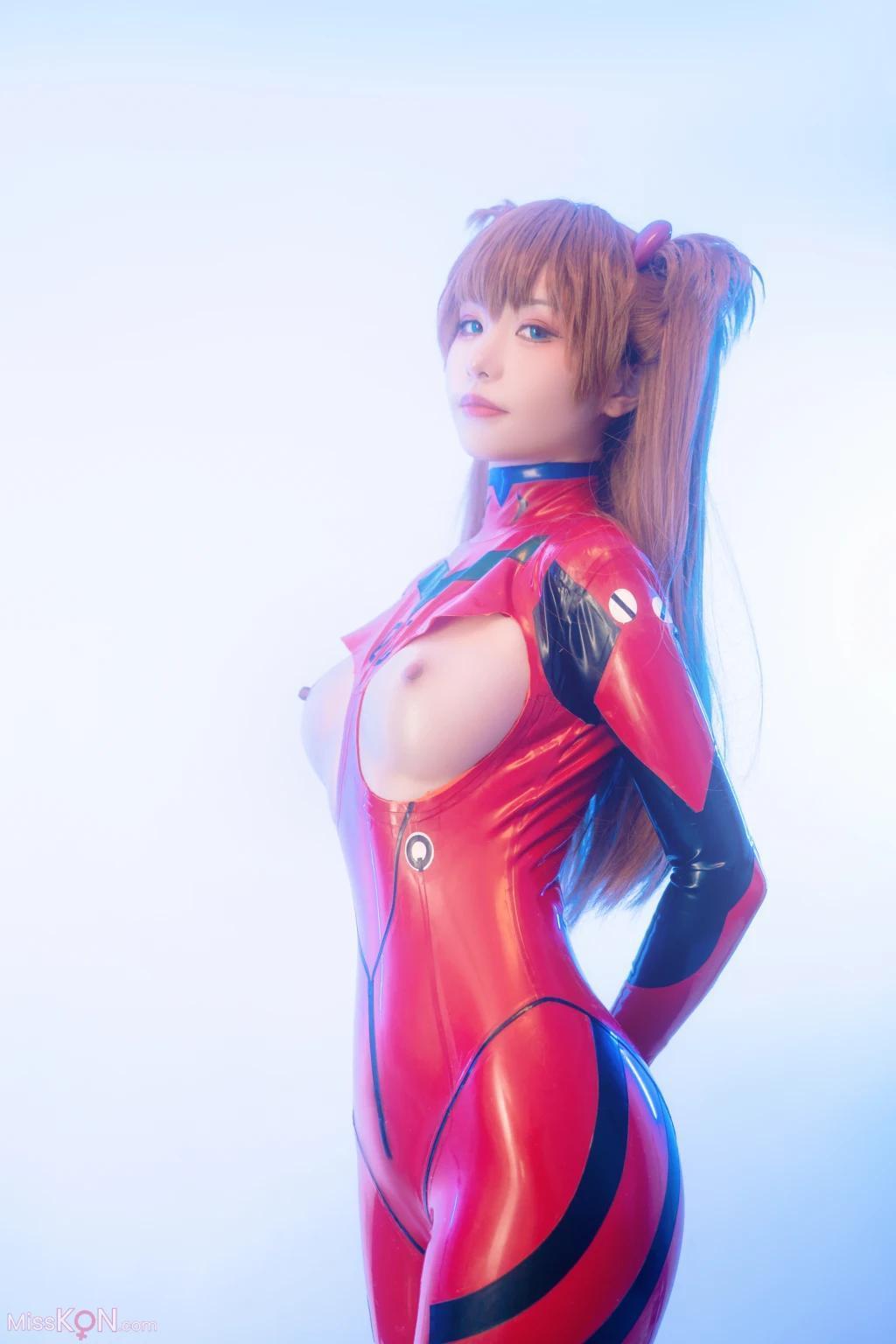 Coser@爆机少女喵小吉 (Nekokoyoshi): 明日香 人类补奸计划 (80 photos )(26)