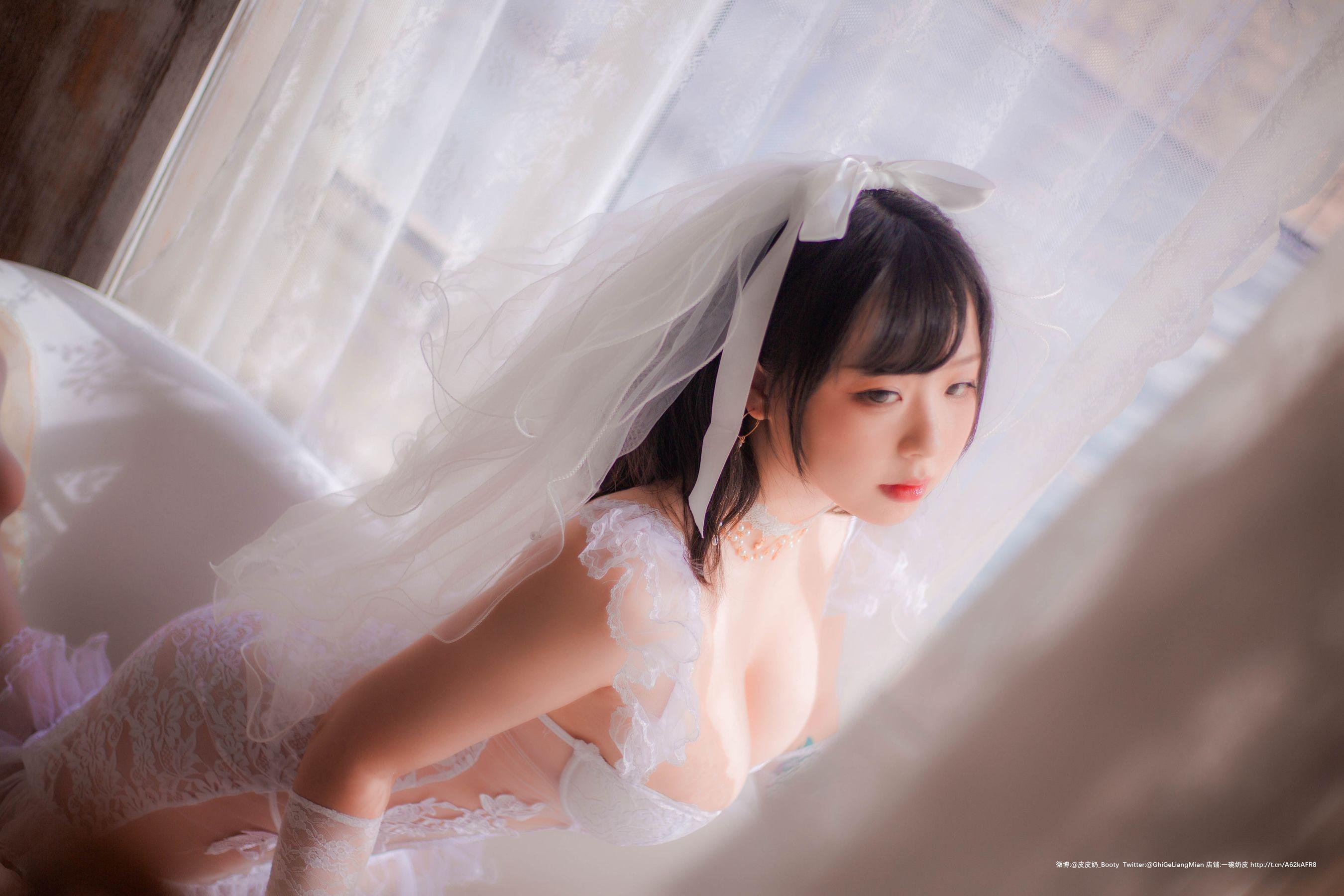 [Cosplay] 皮皮奶可可爱了啦 – 朦胧婚纱(54)