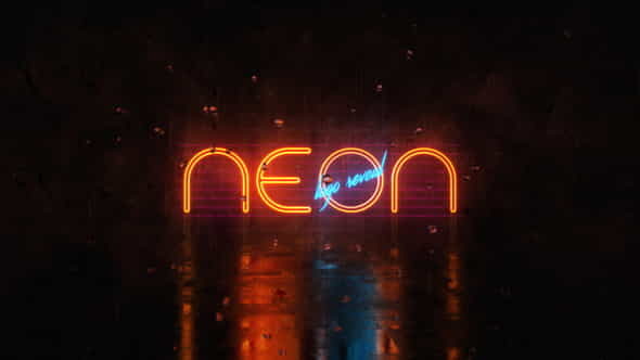 Neon Logo Reveal - VideoHive 21667843