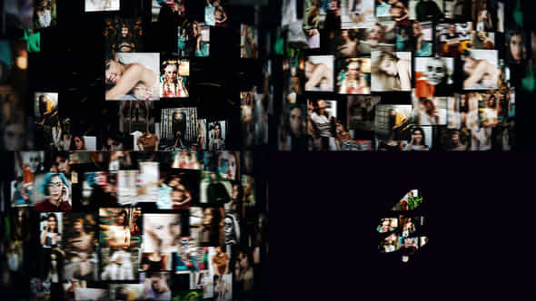 Mosaic Logo Reveal - VideoHive 54189376