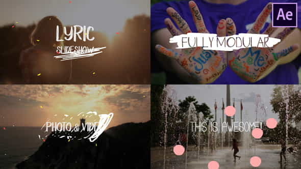 Lyric Slideshow | After Effects - VideoHive 25058839
