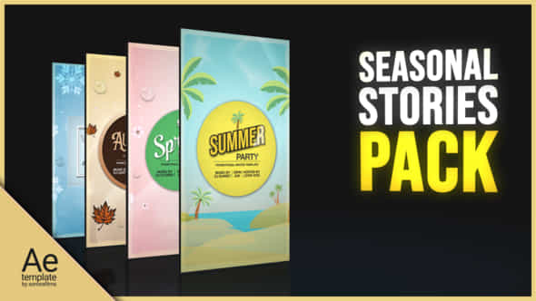 Yearround Party Pack Portrait Edition - VideoHive 56346932