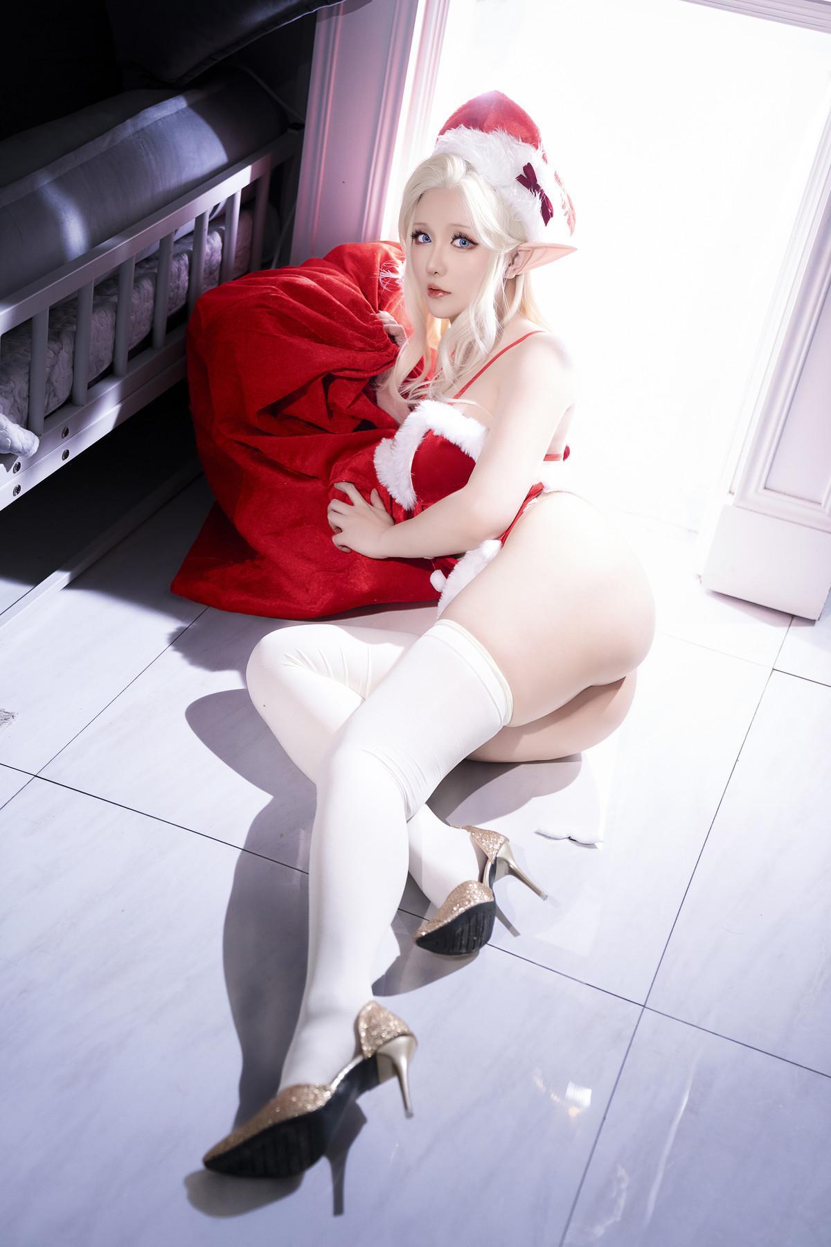 Cosplay 星之迟迟Hoshilily 圣诞精灵篇B 圣诞老人 Set.02(1)